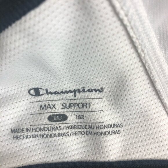 Champion White Sports Bra Size 38D - Picture 8 of 9